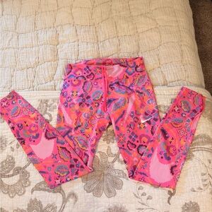 Nike Pink and Multicolor Dri-FIT Top